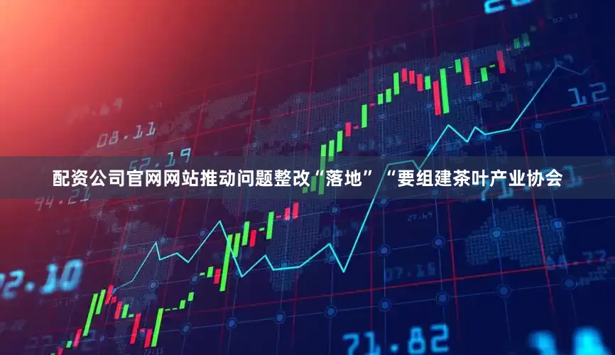 配资公司官网网站推动问题整改“落地” “要组建茶叶产业协会